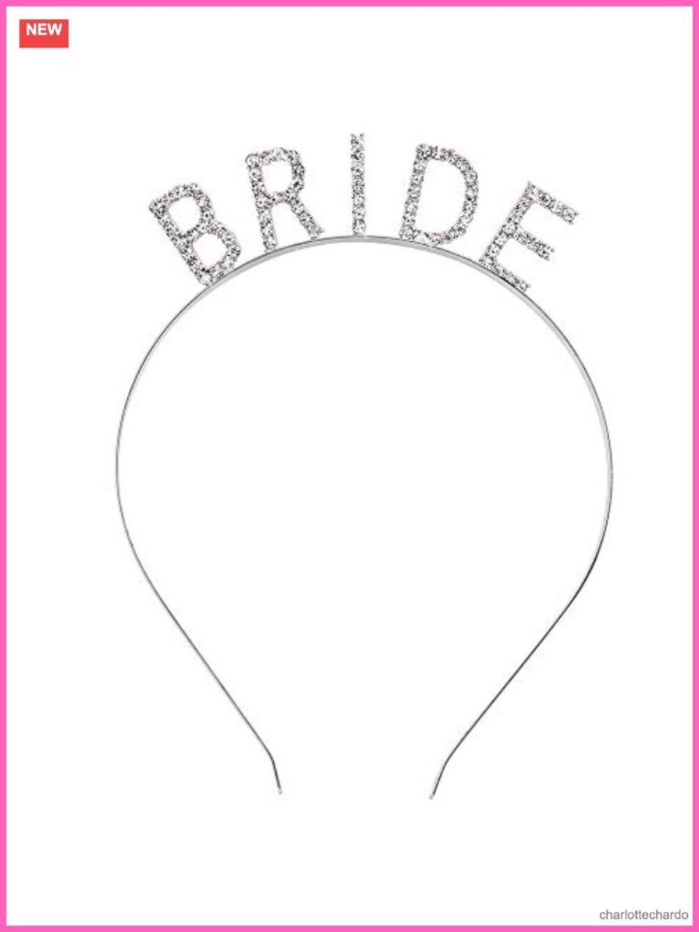 Rhinestone Bridal Headband Tiara Wedding Bachelorette Hair Accessory